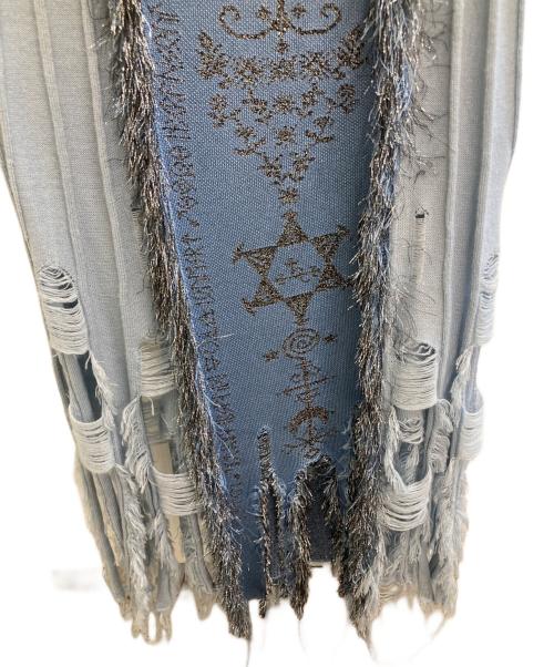 rurumu:（ルルムウ）rurumu: (ルルムウ) witch craft long knit OP スカイブルー サイズ:freeの古着・服飾アイテム