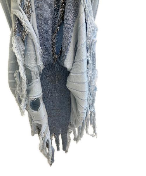 rurumu:（ルルムウ）rurumu: (ルルムウ) witch craft long knit OP スカイブルー サイズ:freeの古着・服飾アイテム