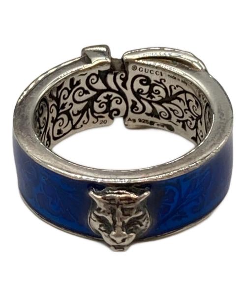 GUCCI（グッチ）GUCCI (グッチ) ガーデンリング ブルー サイズ:20の古着・服飾アイテム