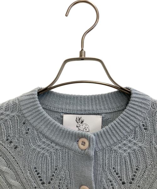 rurumu:（ルルムウ）rurumu: (ルルムウ) カーディガン スカイブルー サイズ:freeの古着・服飾アイテム