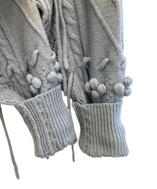 rurumu:（ルルムウ）rurumu: (ルルムウ) カーディガン スカイブルー サイズ:freeの古着・服飾アイテム