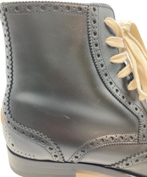 GUCCI（グッチ）GUCCI (グッチ) BEE刺繍ディオニュソスバックルブーツ ブラック サイズ:24.5の古着・服飾アイテム