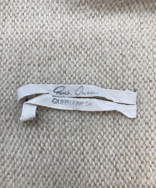 RICK OWENS（リックオウエンス）RICK OWENS (リックオウエンス) ショールカラーカーディガン ベージュ サイズ:34の古着・服飾アイテム