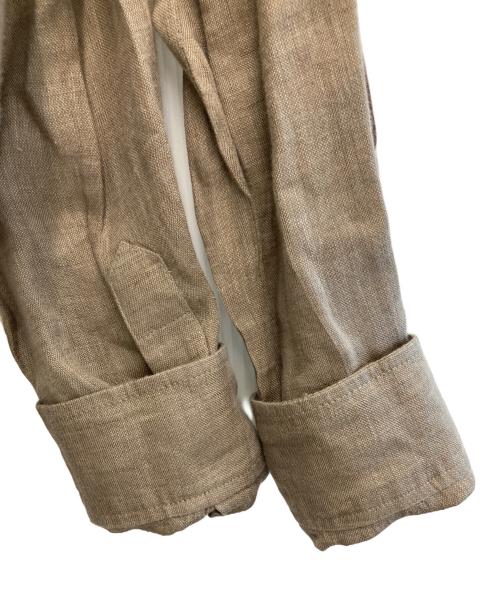 HERMES（エルメス）HERMES (エルメス) リネンヴァルーズシャツ ベージュ サイズ:34の古着・服飾アイテム