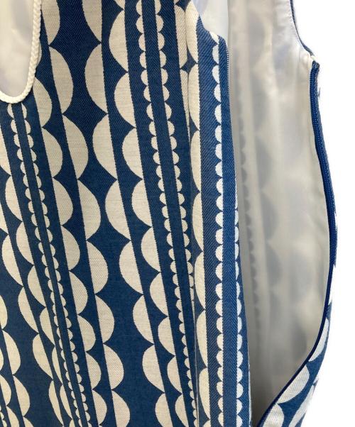 mina perhonen（ミナ ペルホネン）mina perhonen (ミナ ペルホネン) cloudy flowerノースリーブワンピース ネイビー サイズ:-の古着・服飾アイテム