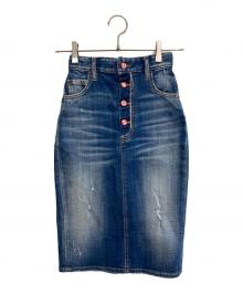 DSQUARED2（ディースクエアード）の古着「デニムスカート」｜インディゴ
