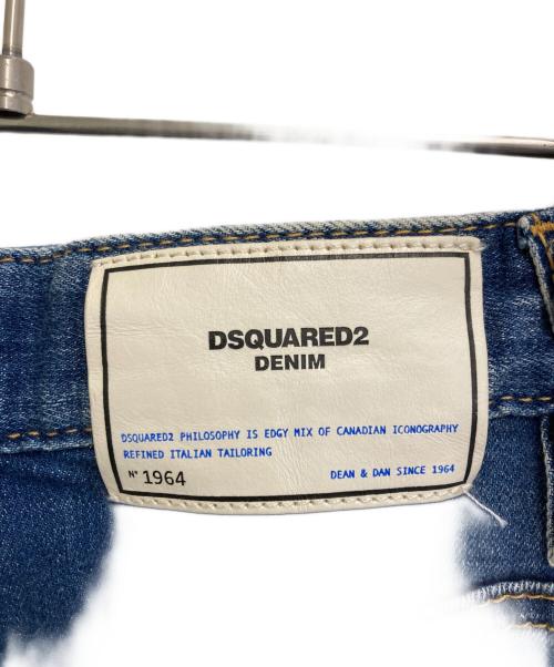 DSQUARED2（ディースクエアード）DSQUARED2 (ディースクエアード) デニムスカート インディゴ サイズ:34の古着・服飾アイテム