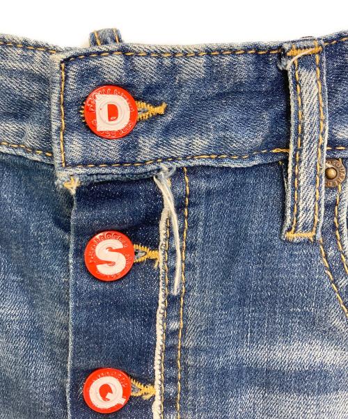 DSQUARED2（ディースクエアード）DSQUARED2 (ディースクエアード) デニムスカート インディゴ サイズ:34の古着・服飾アイテム