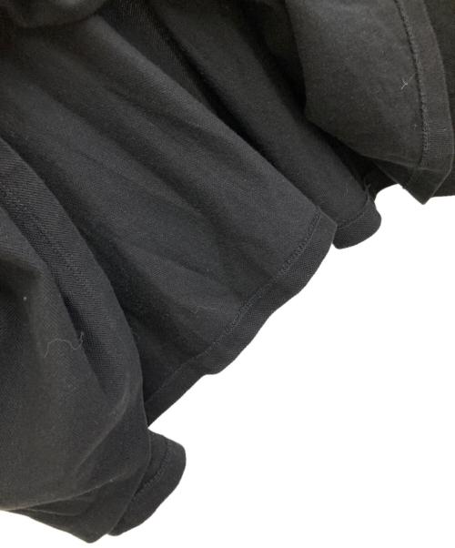 LACOSTE（ラコステ）LACOSTE (ラコステ) 鹿の子地マキシ丈ドレス ブラック サイズ:34の古着・服飾アイテム