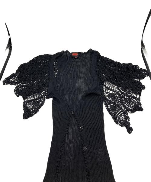 Jean Paul GAULTIER（ジャンポールゴルチェ）Jean Paul GAULTIER (ジャンポールゴルチェ) カーディガン ブラック サイズ:40の古着・服飾アイテム