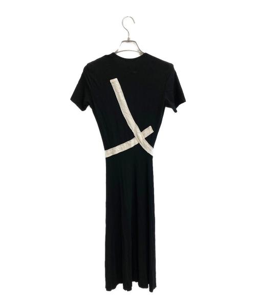 ISSEY MIYAKE（イッセイミヤケ）ISSEY MIYAKE (イッセイミヤケ) カットソーワンピース ブラック サイズ:2の古着・服飾アイテム