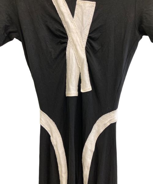 ISSEY MIYAKE（イッセイミヤケ）ISSEY MIYAKE (イッセイミヤケ) カットソーワンピース ブラック サイズ:2の古着・服飾アイテム