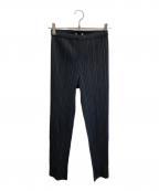 PLEATS PLEASEプリーツプリーズ）の古着「プリーツパンツ」｜グレー