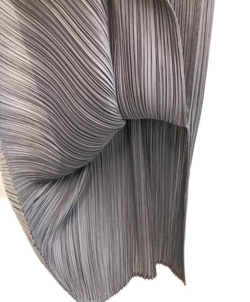 PLEATS PLEASE（プリーツプリーズ）PLEATS PLEASE (プリーツプリーズ) プリーツノースリーブワンピース グレー サイズ:1の古着・服飾アイテム