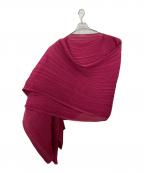 PLEATS PLEASEプリーツプリーズ）の古着「プリーツストール」｜ワインレッド