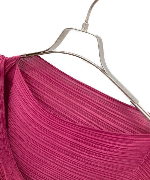 PLEATS PLEASE（プリーツプリーズ）PLEATS PLEASE (プリーツプリーズ) プリーツストール ワインレッドの古着・服飾アイテム