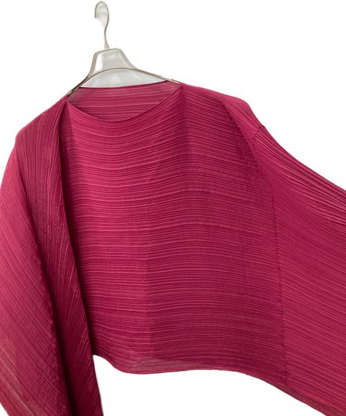 PLEATS PLEASE（プリーツプリーズ）PLEATS PLEASE (プリーツプリーズ) プリーツストール ワインレッドの古着・服飾アイテム