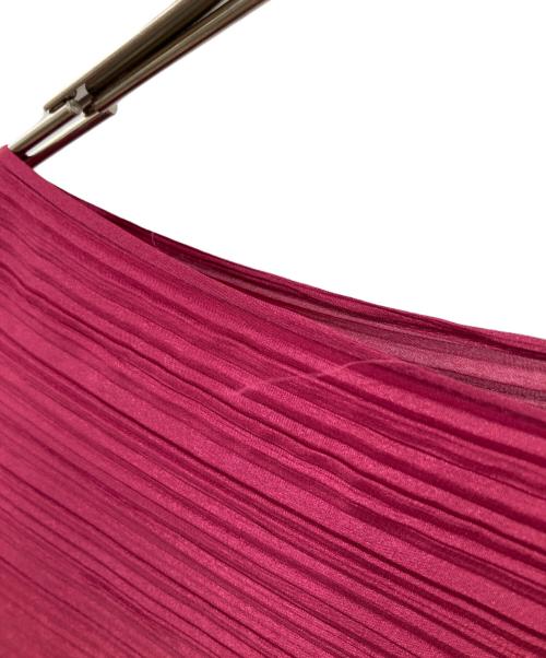 PLEATS PLEASE（プリーツプリーズ）PLEATS PLEASE (プリーツプリーズ) プリーツストール ワインレッドの古着・服飾アイテム