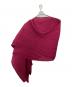 PLEATS PLEASE（プリーツプリーズ）の古着「プリーツストール」｜ワインレッド
