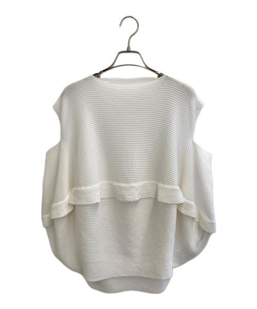 me ISSEY MIYAKE（ミーイッセイ ミヤケ）me ISSEY MIYAKE (ミーイッセイ ミヤケ) カットソー ホワイト サイズ:-の古着・服飾アイテム