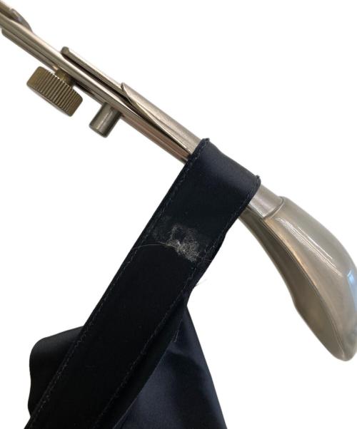 ISSEY MIYAKE（イッセイミヤケ）ISSEY MIYAKE (イッセイミヤケ) Satin Ribbon Cage Dress ブラック サイズ:Ｍの古着・服飾アイテム