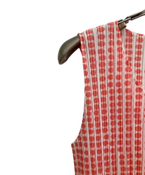 PLEATS PLEASE（プリーツプリーズ）PLEATS PLEASE (プリーツプリーズ) ノースリーブワンピース ピンク サイズ:2の古着・服飾アイテム