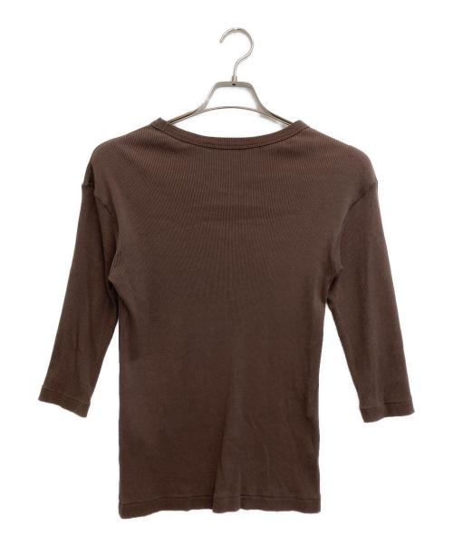 DEUXIEME CLASSE（ドゥーズィエム クラス）Deuxieme Classe (ドゥーズィエム クラス) Dignity Tシャツ ブラウン サイズ:-の古着・服飾アイテム