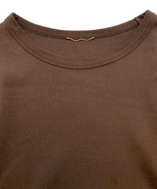 DEUXIEME CLASSE（ドゥーズィエム クラス）Deuxieme Classe (ドゥーズィエム クラス) Dignity Tシャツ ブラウン サイズ:-の古着・服飾アイテム