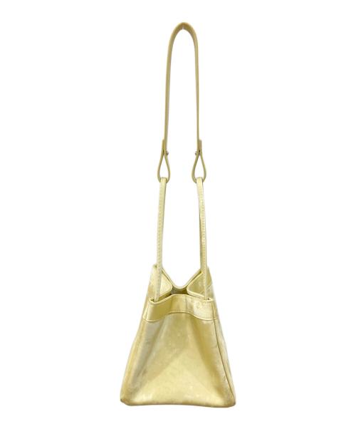 decollte accessory（デコルテ アクセサリー）DECOLLTE accessory (デコルテ アクセサリー) ハンドバッグ/2WAYバッグ イエローの古着・服飾アイテム