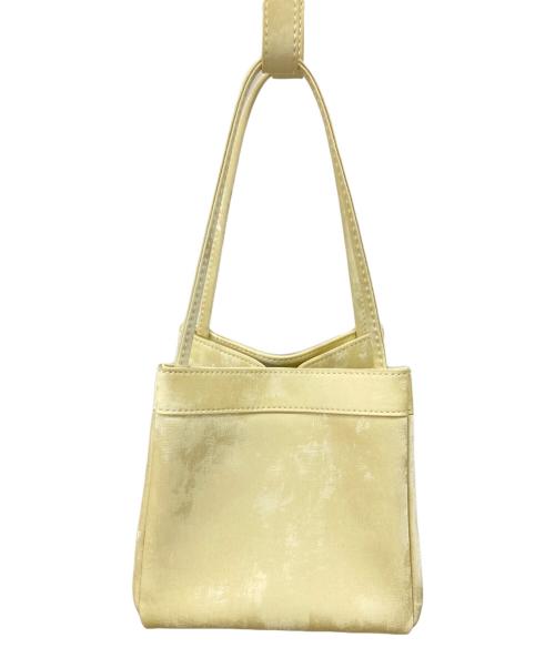 decollte accessory（デコルテ アクセサリー）DECOLLTE accessory (デコルテ アクセサリー) ハンドバッグ/2WAYバッグ イエローの古着・服飾アイテム