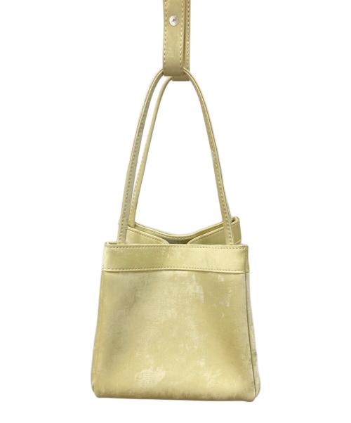 decollte accessory（デコルテ アクセサリー）DECOLLTE accessory (デコルテ アクセサリー) ハンドバッグ/2WAYバッグ イエローの古着・服飾アイテム