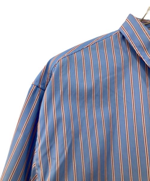 MACPHEE（マカフィー）MACPHEE (マカフィー) コットンブロード レギュラーカラーシャツ レッド×ブルー サイズ:36の古着・服飾アイテム