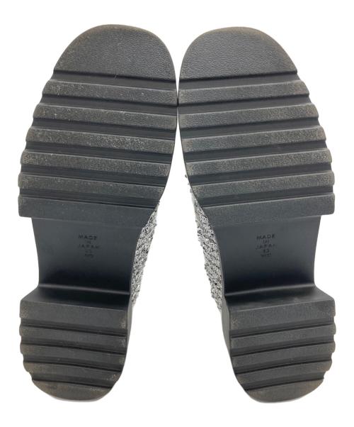 DIANA（ダイアナ）DIANA (ダイアナ) 厚底ビットローファー シルバー サイズ:23の古着・服飾アイテム