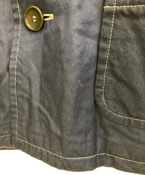 tricot COMME des GARCONS（トリココムデギャルソン）tricot COMME des GARCONS (トリココムデギャルソン) 丸襟カバーオールジャケット ネイビー サイズ:Mの古着・服飾アイテム