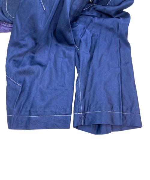 tricot COMME des GARCONS（トリココムデギャルソン）tricot COMME des GARCONS (トリココムデギャルソン) 丸襟カバーオールジャケット ネイビー サイズ:Mの古着・服飾アイテム