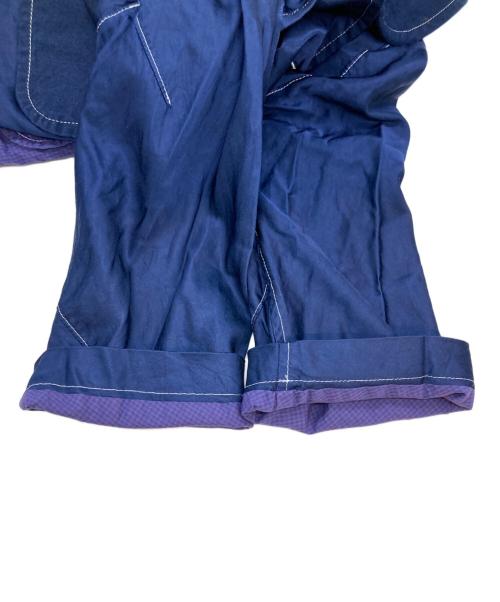 tricot COMME des GARCONS（トリココムデギャルソン）tricot COMME des GARCONS (トリココムデギャルソン) 丸襟カバーオールジャケット ネイビー サイズ:Mの古着・服飾アイテム