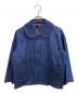 tricot COMME des GARCONS（トリココムデギャルソン）の古着「丸襟カバーオールジャケット」｜ネイビー