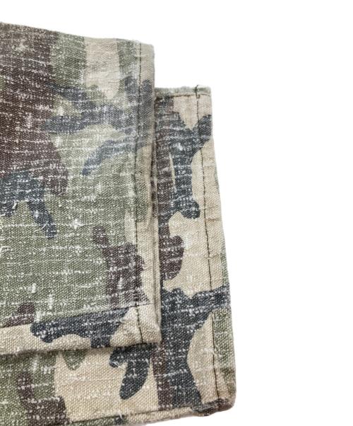 stussy（ステューシー）stussy (ステューシー) BIG OL' JEAN CAMO CANVAS NEEDLE PUNCH オリーブ サイズ:30の古着・服飾アイテム