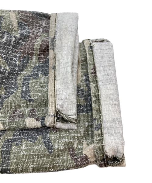 stussy（ステューシー）stussy (ステューシー) BIG OL' JEAN CAMO CANVAS NEEDLE PUNCH オリーブ サイズ:30の古着・服飾アイテム