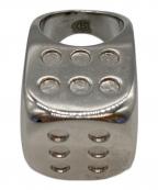 MM6 Maison Margielaエムエムシックスメゾンマルジェラ）の古着「ダイスリング」｜シルバー