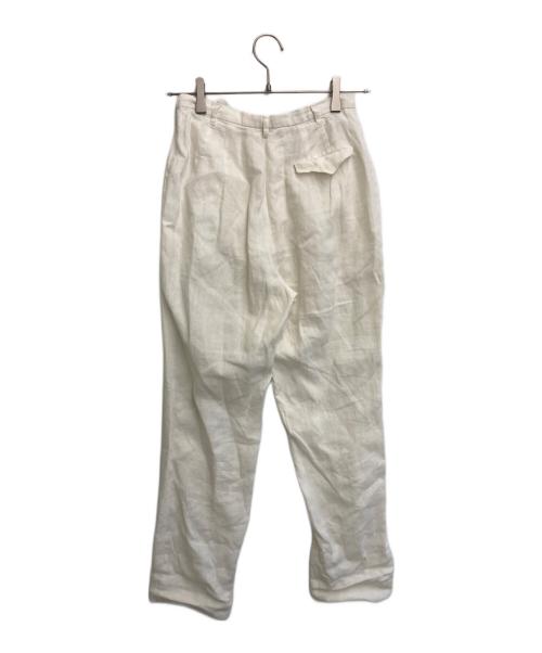 JIL SANDER（ジルサンダー）JIL SANDER (ジルサンダー) リネンパンツ ホワイト サイズ:36の古着・服飾アイテム
