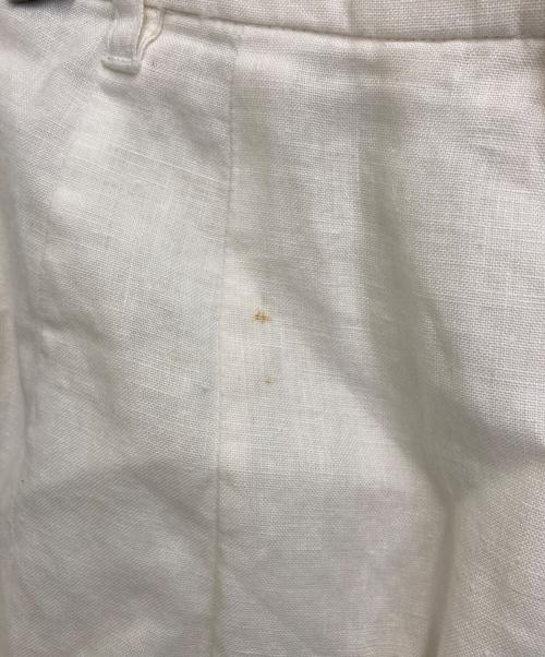 JIL SANDER（ジルサンダー）JIL SANDER (ジルサンダー) リネンパンツ ホワイト サイズ:36の古着・服飾アイテム
