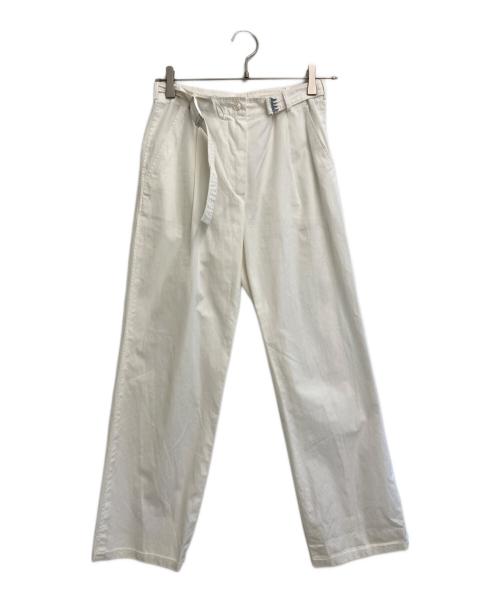 JIL SANDER（ジルサンダー）JIL SANDER (ジルサンダー) ベルト付きパンツ ネイビー サイズ:SIZE S (34)の古着・服飾アイテム