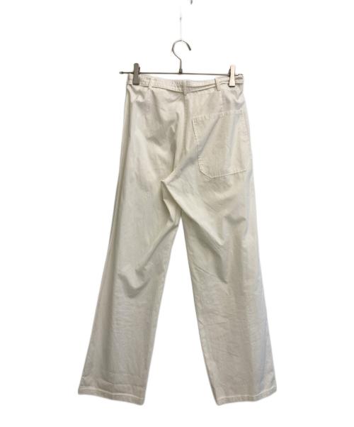 JIL SANDER（ジルサンダー）JIL SANDER (ジルサンダー) ベルト付きパンツ ネイビー サイズ:SIZE S (34)の古着・服飾アイテム
