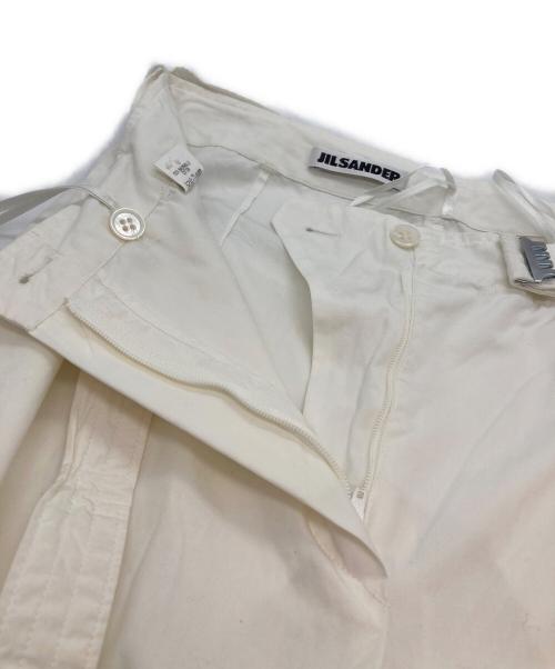 JIL SANDER（ジルサンダー）JIL SANDER (ジルサンダー) ベルト付きパンツ ネイビー サイズ:SIZE S (34)の古着・服飾アイテム