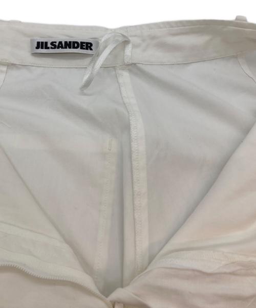 JIL SANDER（ジルサンダー）JIL SANDER (ジルサンダー) ベルト付きパンツ ネイビー サイズ:SIZE S (34)の古着・服飾アイテム