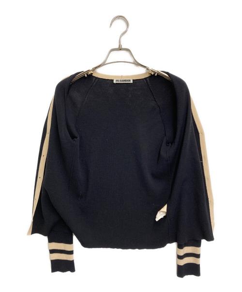 JIL SANDER（ジルサンダー）JIL SANDER (ジルサンダー) カーディガン ネイビー サイズ:36の古着・服飾アイテム
