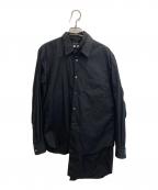 COMME des GARCONS HOMME PLUSコムデギャルソンオムプリュス）の古着「レイヤードシャツ」｜ブラック