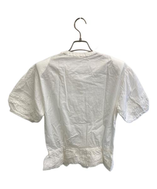 PINK HOUSE（ピンクハウス）PINK HOUSE (ピンクハウス) フリルブラウス ホワイト サイズ:無しの古着・服飾アイテム