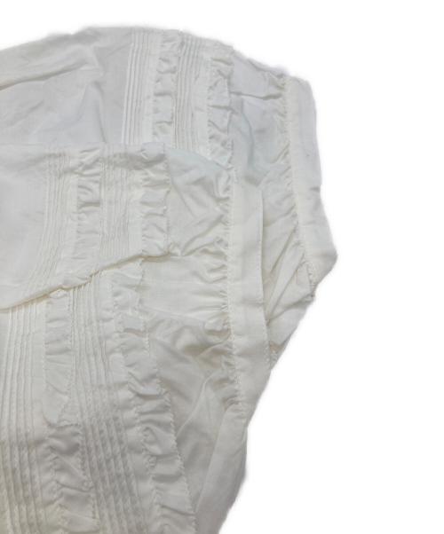 PINK HOUSE（ピンクハウス）PINK HOUSE (ピンクハウス) フリルブラウス ホワイト サイズ:無しの古着・服飾アイテム